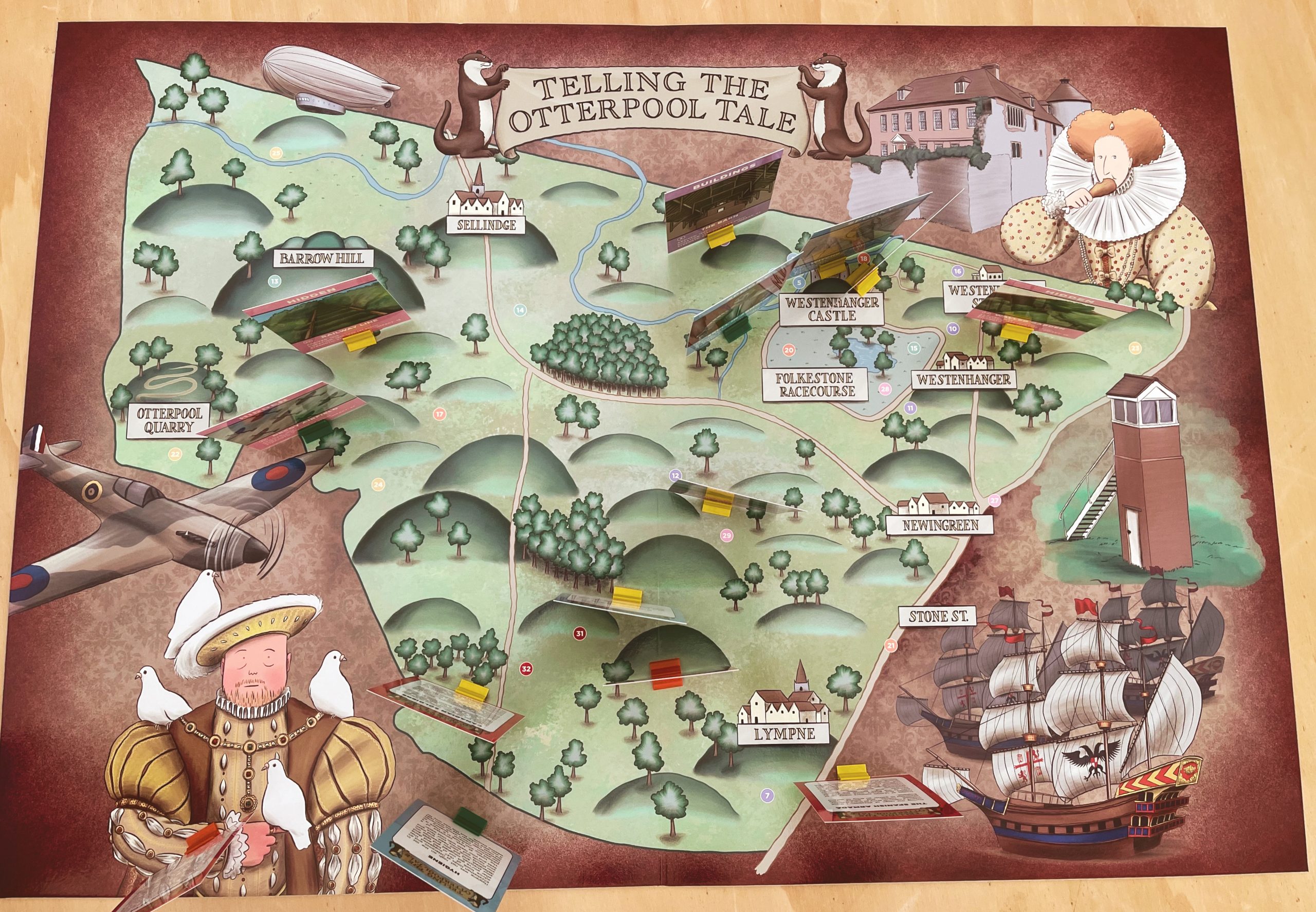 Telling the Otterpool Tale – children learn about local heritage with new board game