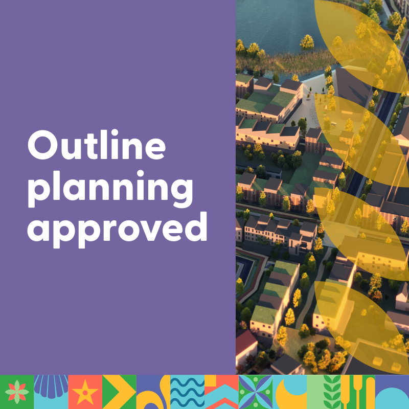 outline planning approved graphic
