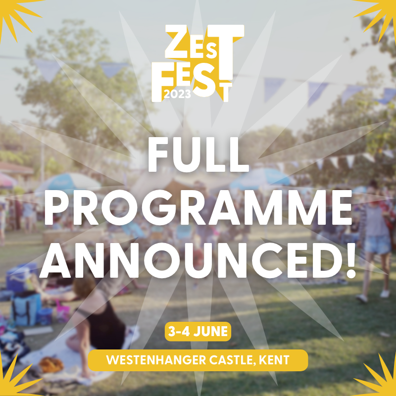 Zest Fest programme announced!